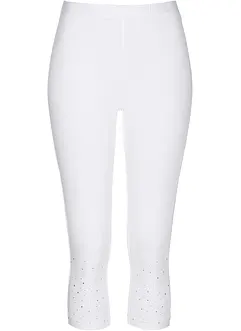 Capri-Leggings mit Glitzersteinen, bonprix