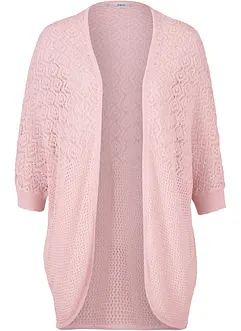 Longstrickjacke mit Lochmuster, bonprix