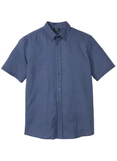 Chemise manches courtes en lin mélangé, bonprix