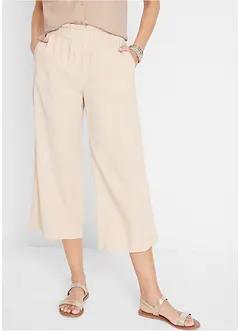 Jupe-culotte en lin, longueur mollet, bonprix