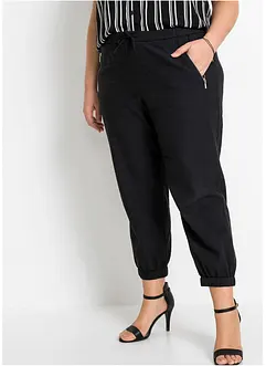 Pantalon 7/8 lin majoritaire, bonprix