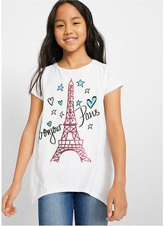 Mädchen Shirt mit Zipfel, bpc bonprix collection