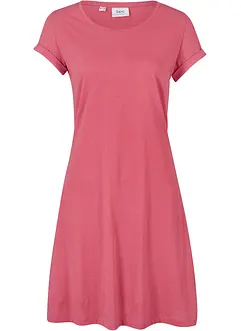 Shirtkleid aus Bio-Baumwolle, Kurzarm, bonprix