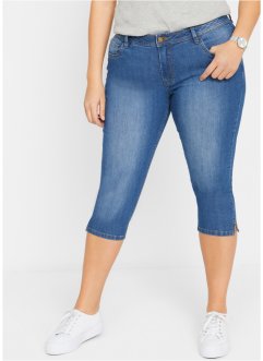 Slim Fit Jeans Mid Waist, cropped, John Baner JEANSWEAR