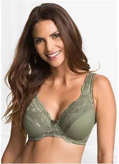 Lot de 2 soutiens-gorge minimiseurs à bretelles rembourrées, bonprix