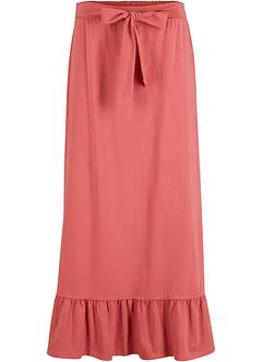 Jersey-Rock mit Bindeband und Volant, bpc bonprix collection