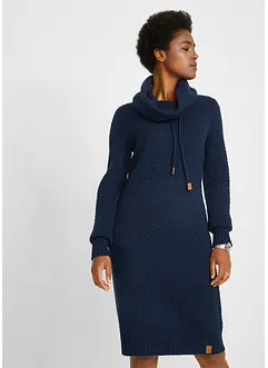 Strickkleid mit Schalkragen, bonprix