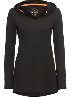 Longshirt mit Kapuze, bonprix