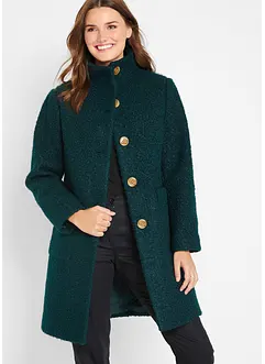 Manteau en bouclé avec poches, bonprix