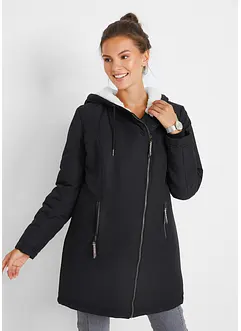 Jacke mit Teddyfell-Kapuze, bonprix