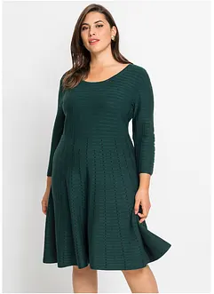 Robe en maille à rayures, bonprix