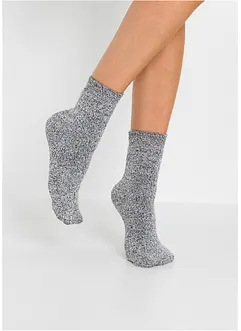 Thermo Frottee Socken mit Bio-Baumwolle (5er Pack), bonprix