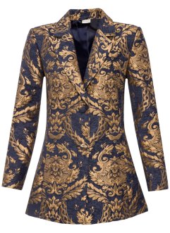 Manteau court en jacquard doré, taille courte, BODYFLIRT boutique