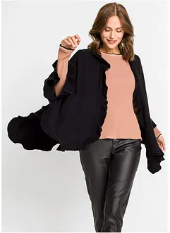 Poncho mit Kaschmiranteil, bonprix