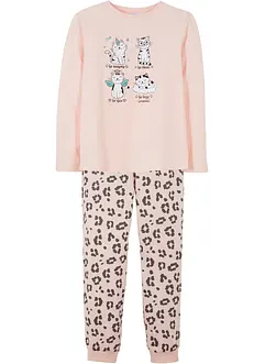 Mädchen Pyjama (2-tlg. Set) mit Bio-Baumwolle, bonprix