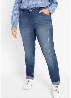 Boyfriend Jeans Mid Waist, Stretch, John Baner JEANSWEAR