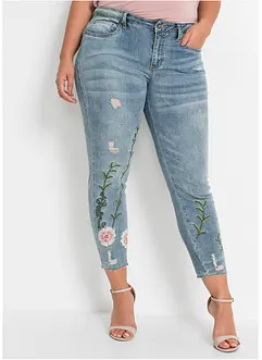 Jean skinny extensible à taille mi-haute, bonprix