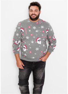 Sweatshirt mit Weihnachtsmotiv und recyceltem Polyester, RAINBOW