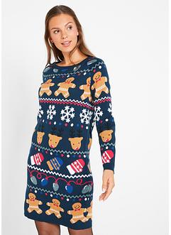 Robe en maille avec motifs pains d'épices, bpc bonprix collection