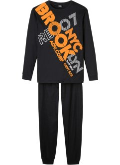Jungen Pyjama aus Bio-Baumwolle (2-tlg. Set), bpc bonprix collection