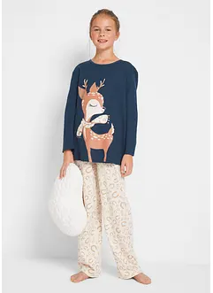 Pyjama coton fille (ens. 2 pces), bonprix