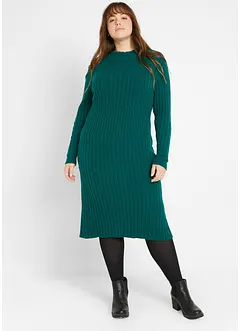 Robe midi en maille, longueur mollet, bonprix