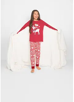 Pyjama coton fille (ens. 2 pces), bonprix