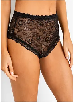 Lot de 2 slips taille haute, bonprix
