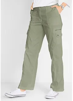 Pantalon cargo Mid Waist, bonprix