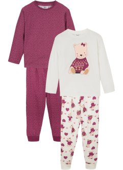 Mädchen Pyjama (2er-Pack), bpc bonprix collection