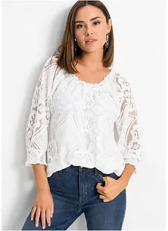 Shirt mit Spitze, bonprix