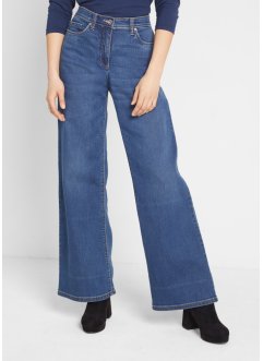 Stretch-Jeans mit extra weitem Bein und Bequembund, bpc bonprix collection