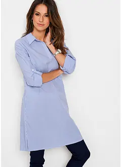 Hemdblusenkleid aus reiner Baumwolle, bonprix