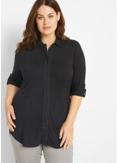 Jersey-Shirtbluse, lang, bpc bonprix collection