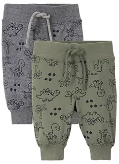 Baby Shirthose aus Bio Baumwolle (2er Pack), bonprix