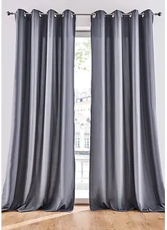 Vorhänge aus Microfaser (2er Pack), bonprix