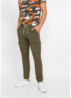 Pantalon taille extensible Slim Fit avec poches cargo, Straight, RAINBOW