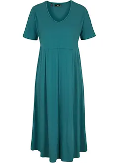 Baumwoll-Jerseykleid, Midilänge, bonprix