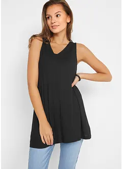 Top long coupe trapèze en viscose, bonprix