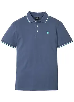 Polo en maille piquée, manches courtes, bonprix