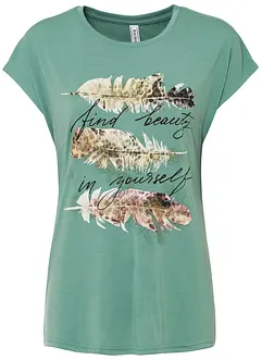 T-Shirt mit Glitzerdruck, bonprix