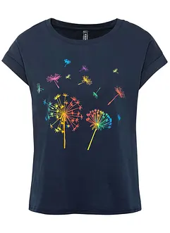 T-Shirt mit floralem Print, bonprix