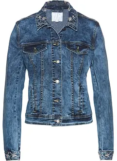 Jeansjacke mit Stickerei, bonprix