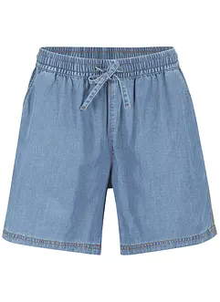 Short en denim léger avec taille confortable, extra large, bonprix