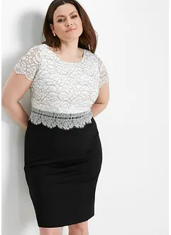 Kleid mit Spitze, bonprix
