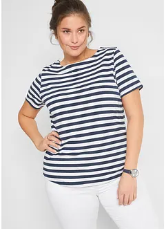 T-Shirt mit U-Boot-Ausschnitt, bonprix