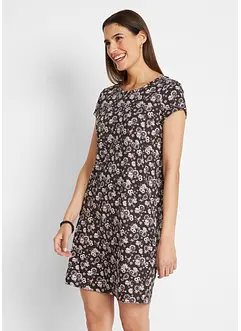 Lot de 2 robes en jersey 100% coton avec fentes latérales, bonprix