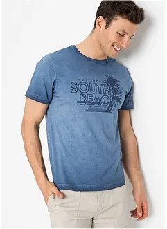 T-Shirt in ausgewaschener Optik aus reiner Bio-Baumwolle, bonprix