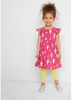 Robe et legging fille (Ens. 2 pces.) en coton, bpc bonprix collection