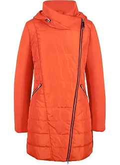 Jacke mit breitem Kragen und Kapuze, bonprix